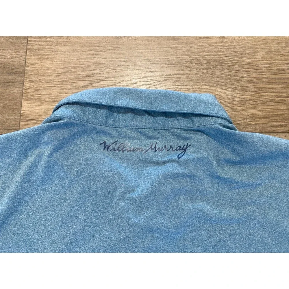 William Murray Short Sleeve Golf Polo Mens Size XL Blue Plaid Accent Shirt - Picture 8 of 8